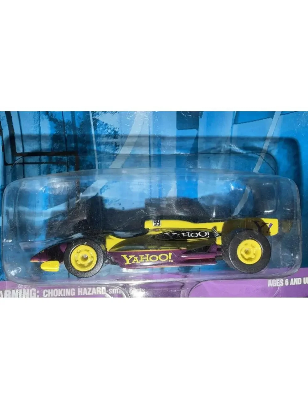 NEW JOHNNY LIGHTNING YAHOO #99 DIECAST VEHICLE NEW ON BENT CARD See Photos